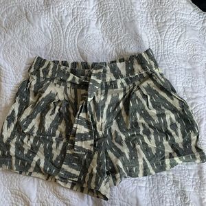Tie Front Linen Shorts from J crew